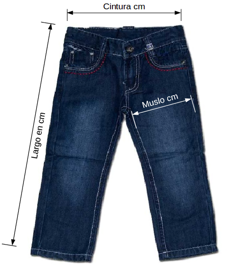 Como puedo saber la talla de pantalones?