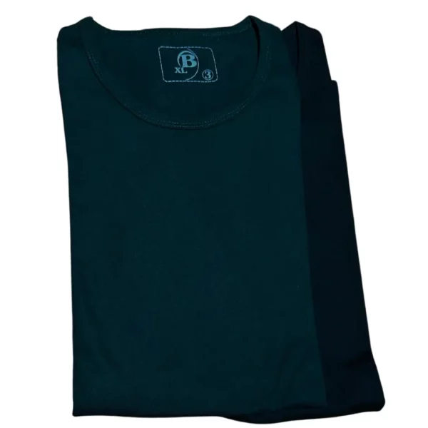 Polera cuello polo - Verde oscuro